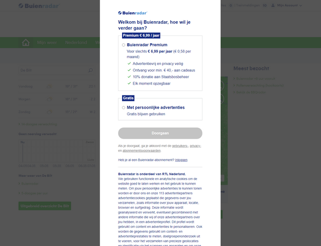 Buienradar官網